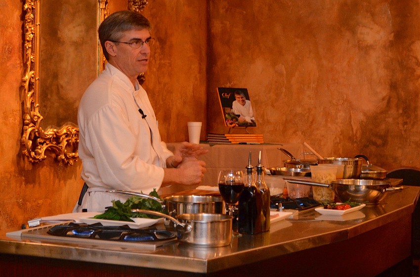 Chef Paul Mattison demonstrates how to prepare a four-course, Mediterranean-inspired meal at â€˜An Evening on the Riveria.â€™