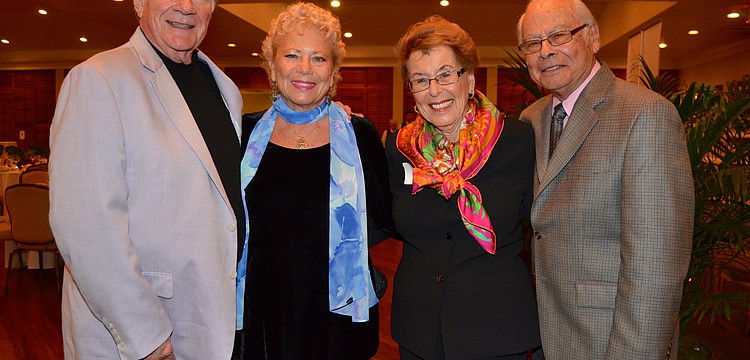 Edward Alley and June LeBell with Carole and Dr. Ira Singer