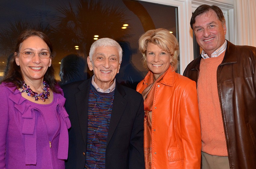 Rebecca and Richard Bergman with Katie and Michael Moulton