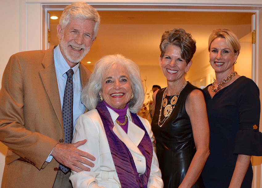 Hosts Dennis and Graci McGillicuddy with Sally Schule and Chairwoman Alisa Pettingell