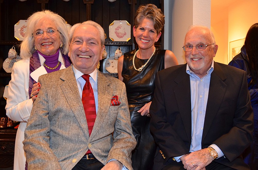 Host Graci McGillicuddy, Zachary Takerian, Sally Schule and Doug Chapman