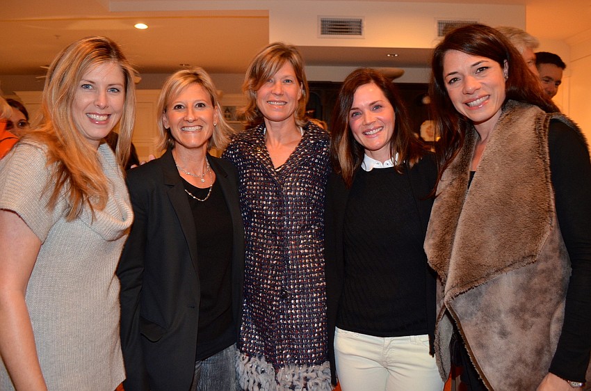 Jennifer Villacaces, Lauren Fineman, Margaret Barnes, Megan Otto and Allison Cochran