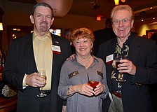 Michael Ayers with Marsha and Hank Goldsby