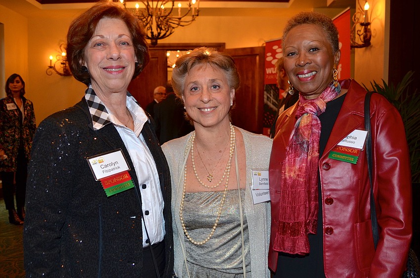 Chairwoman Carolyn Fitzpatrick, Lynne Bernfield and Sophia LaRusso