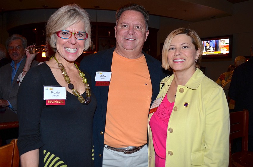 Roxie Jerde with John Fain and Angela Massaro-Fain