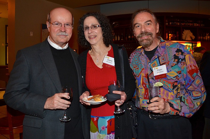 David Smith with Diane and Peter Jacobson