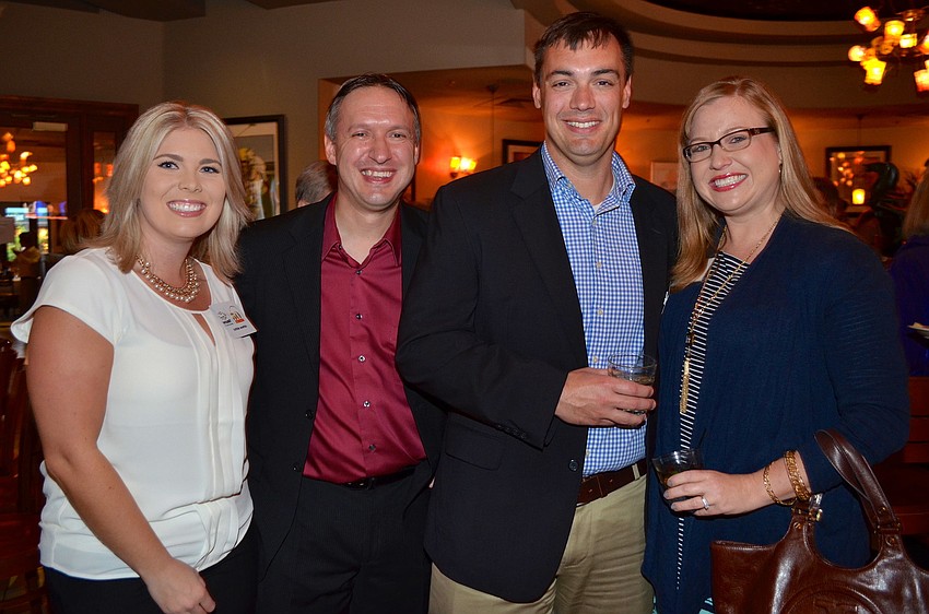 Lottie Watts and Mark Schreiner with John and Katie Oâ€™Connor