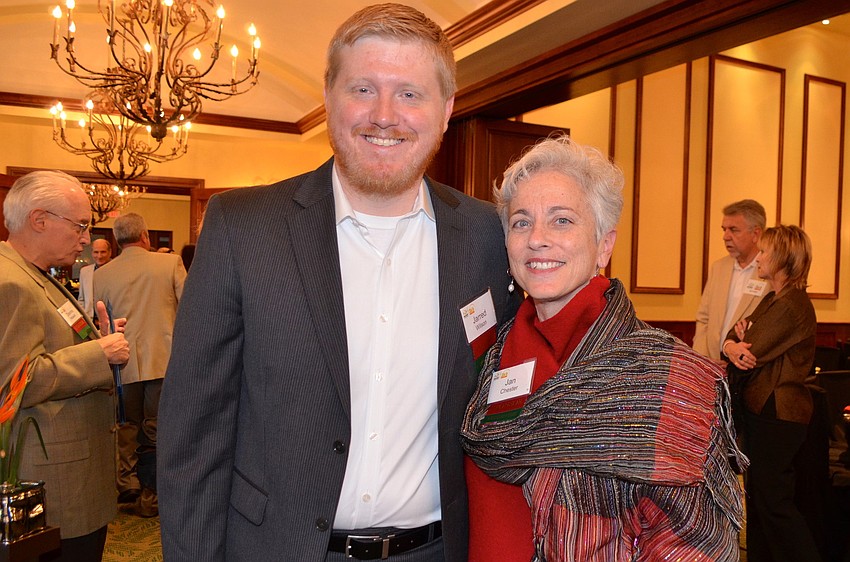 Jarred Wilson and Jan Chester