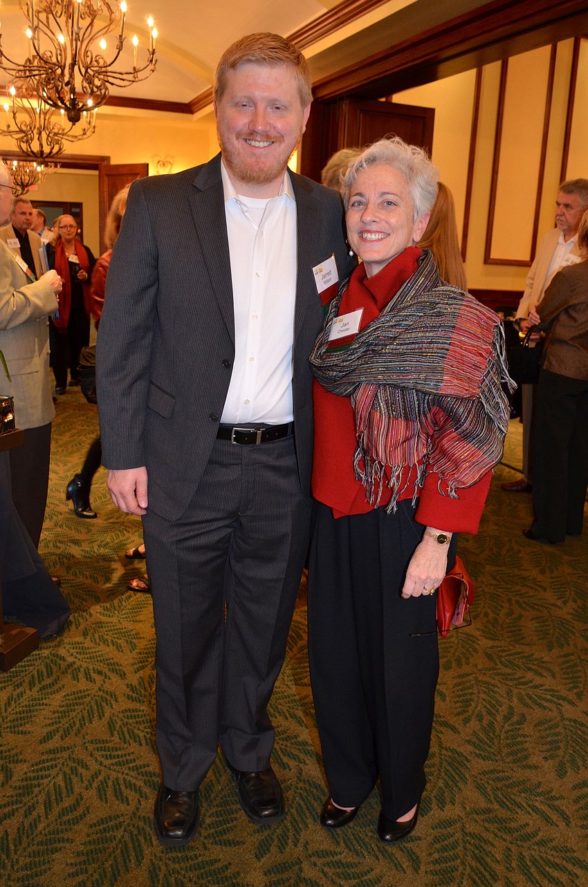 Jarred Wilson and Jan Chester