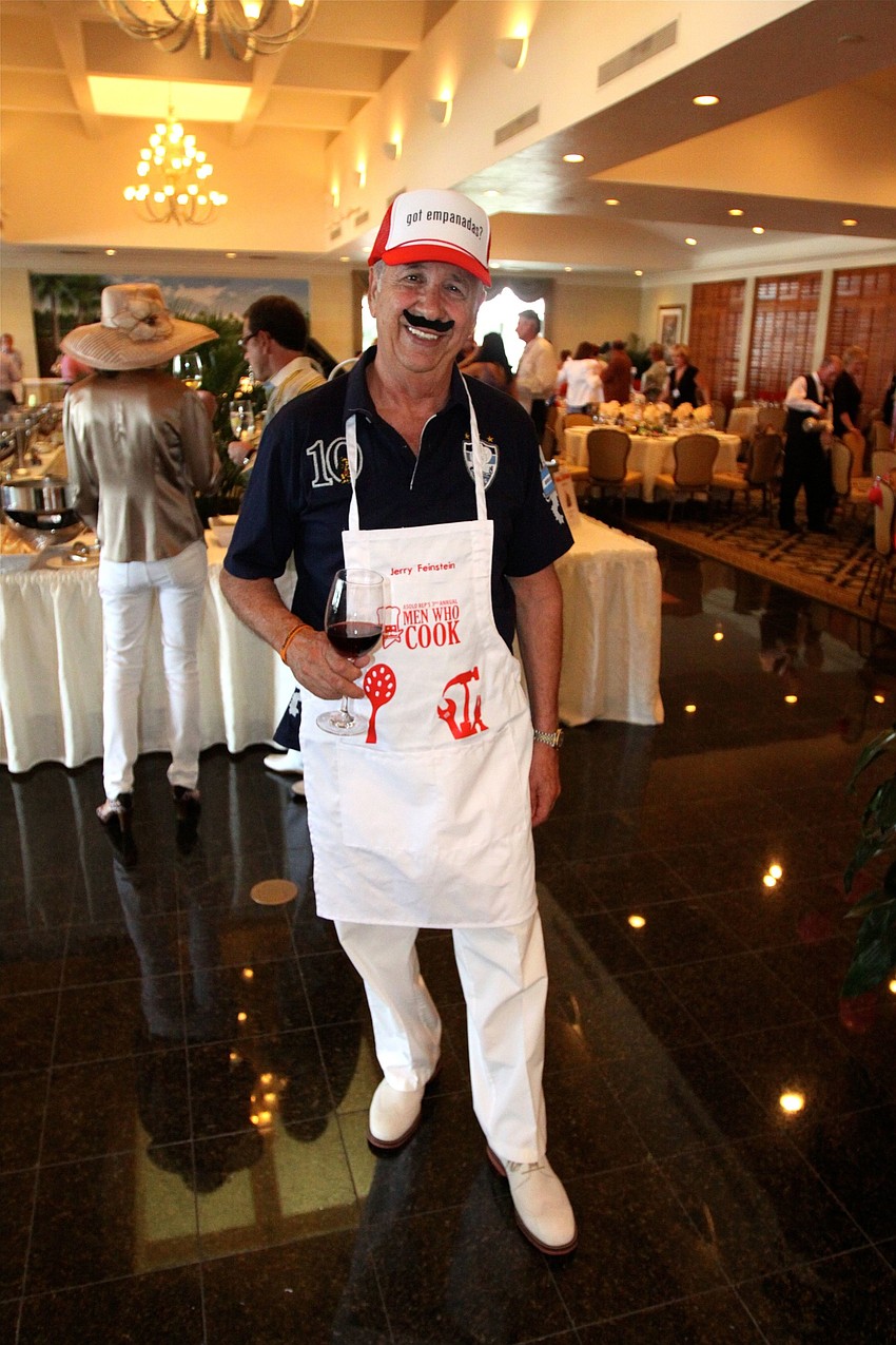 Jerry Feinstein recruited the most guests to the Third Annual Men Who Cook.