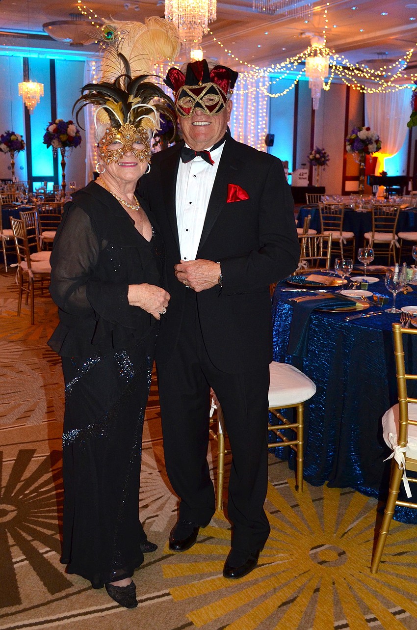 Chairwoman Carol Brualdi with her husband Les