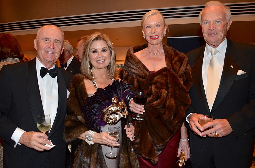 Erik and Sandra Lindqvist with Beathe and Jerry Elden