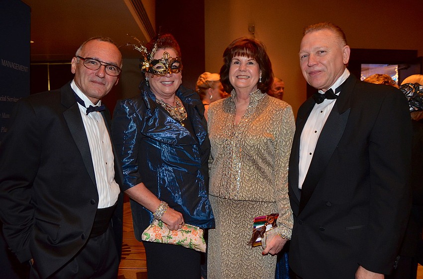 Ferruh Muktar and Susan Robinson with Elizabeth and Louis Wery