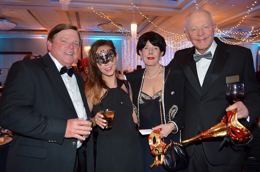 Fred Murrell and Audrey Scherer with Rebecca and Bill Tompkins