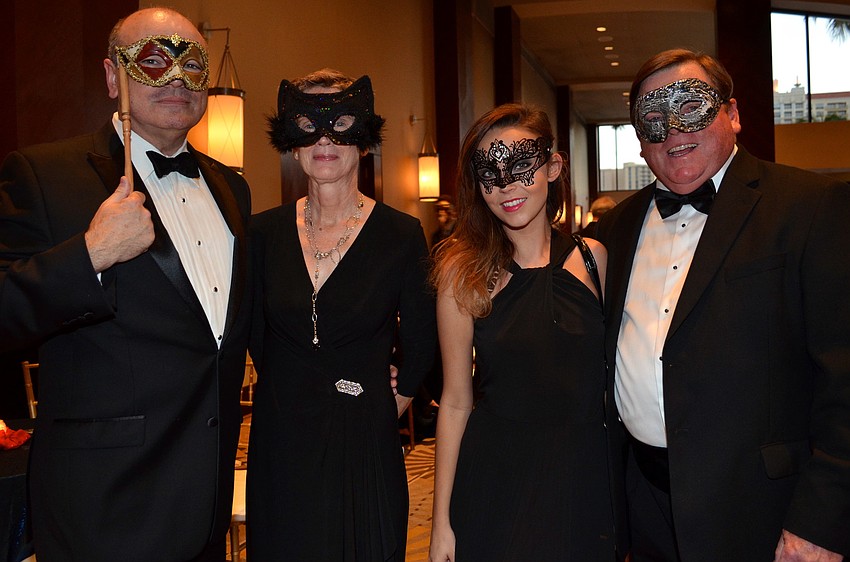 Richard and Cynthia Russell with Audrey Scherer and Fred Murrell