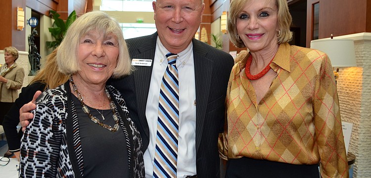 Gerri Aaron, Scott Anderson and Hillary Steele