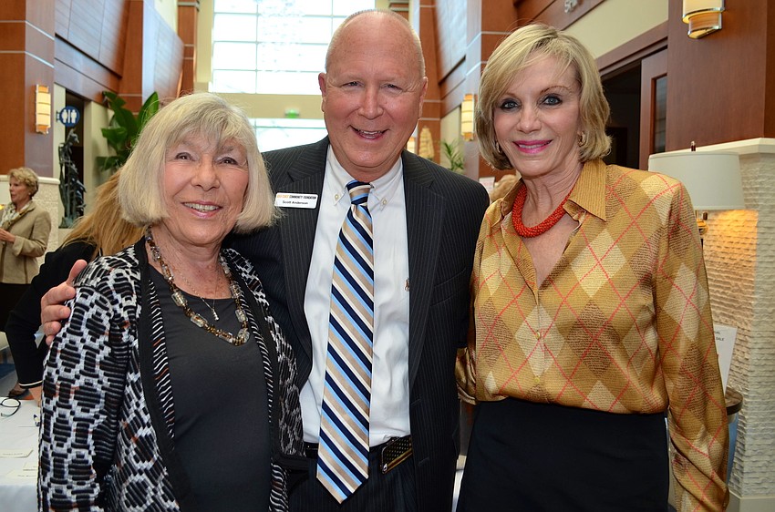 Gerri Aaron, Scott Anderson and Hillary Steele