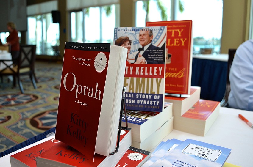 Kitty Kelleyâ€™s books were for available for purchase at the â€˜Let Freedom Ringâ€™ luncheon.