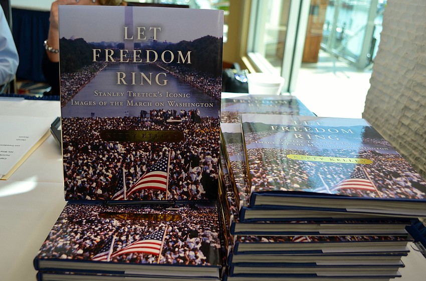 Kitty Kelley, author of â€˜Let Freedom Ring: Stanley Tretickâ€™s Iconic Images of the March on Washingtonâ€™, discussed and signed her book at the â€˜Let Freedom Ringâ€™ luncheon Monday, Feb. 3, at Sarasota Yacht Club.