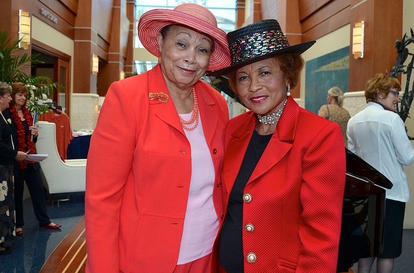 Dr. Lou Bertha McKenzie-Wharton and Chairwoman Audrey Coleman