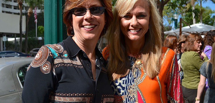 Peggy Albano and Karen Cobridge