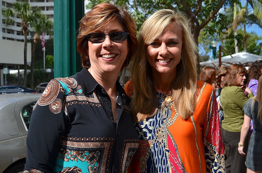 Peggy Albano and Karen Cobridge