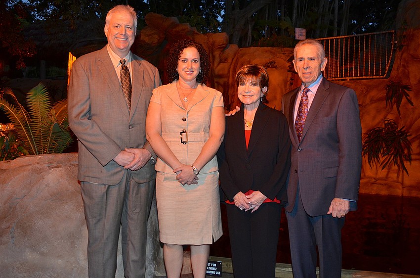 Robert and Co-Chair Simone Knego with Co-Chair Irene and Marty Ross