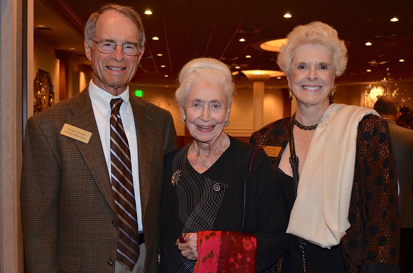 Roger Stover, Eva Slane and Joanna Glass-Stover