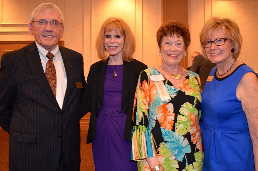 Don and Rachael Worthington with Pat Barron and Janet Huelster