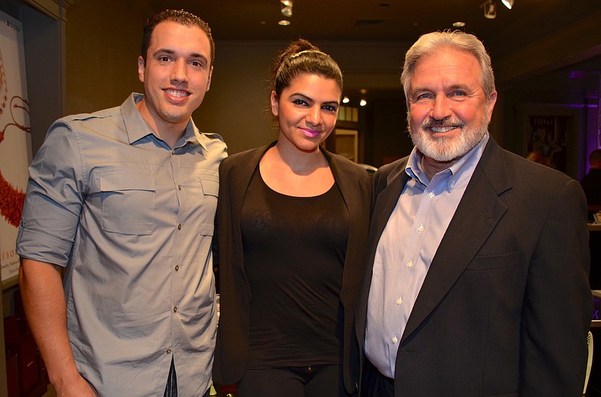 Justin and Nassim Cecchini with Frank Kramer