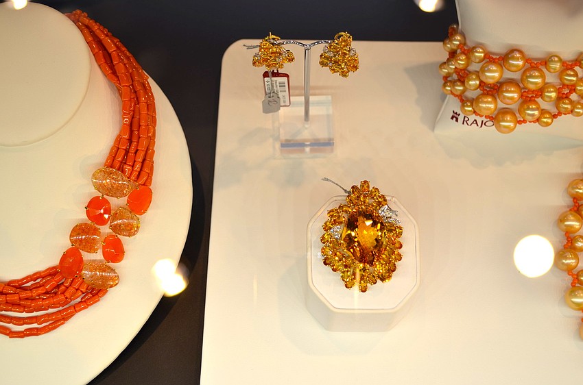Rajola jewelry was featured at the event.