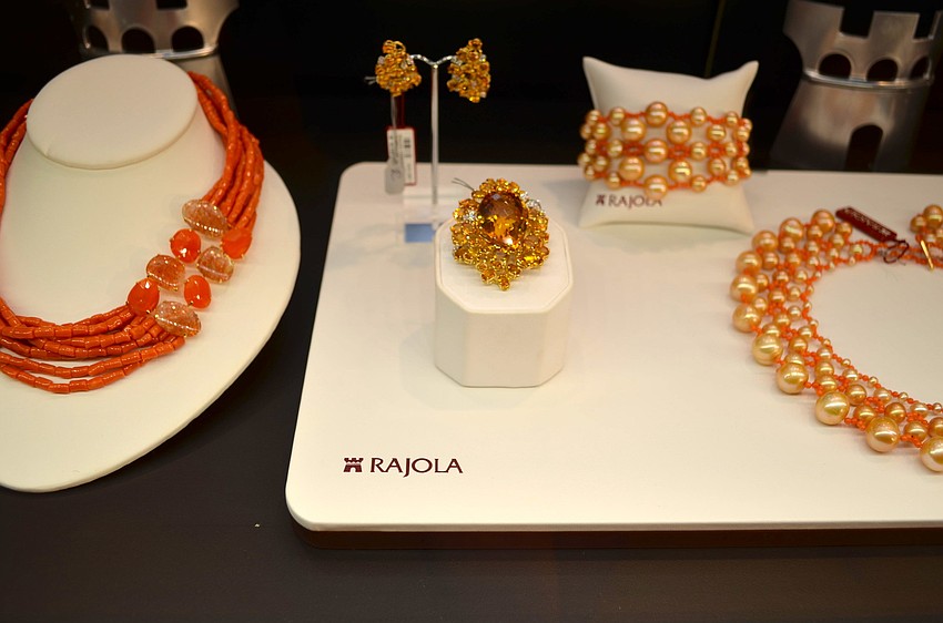 Rajola jewelry was featured at the event.