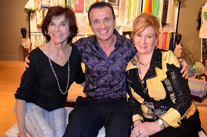 Brenda Landry, Dr. Volodymyr Smeryk and Bridget Spiess