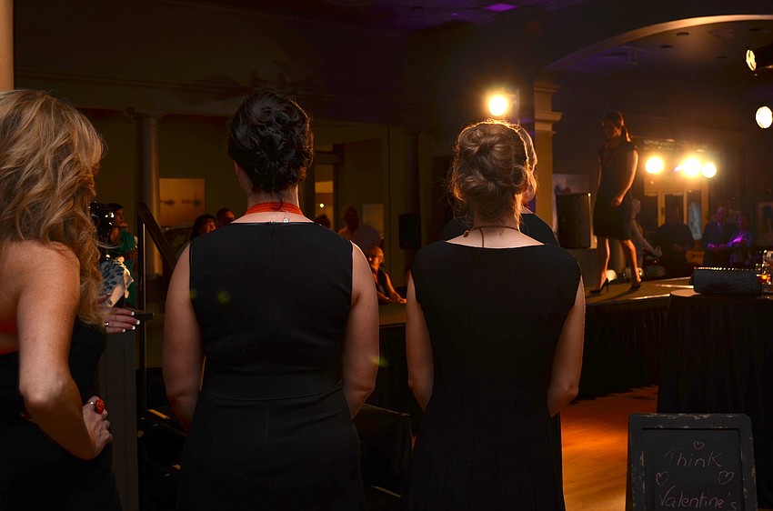 Rajola jewelry was modeled in the runway show.