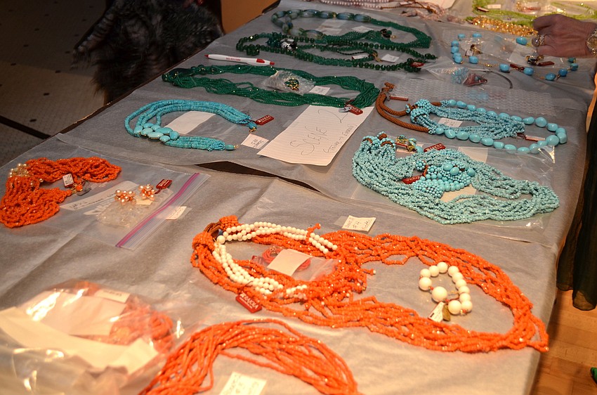 The jewelry for the Rajola Runway Show