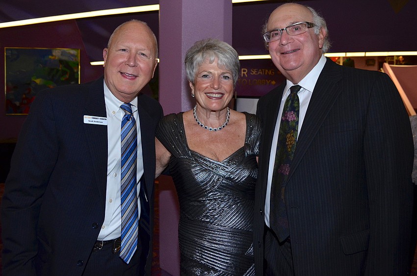 Scott Anderson with Edie and David Chaifetz