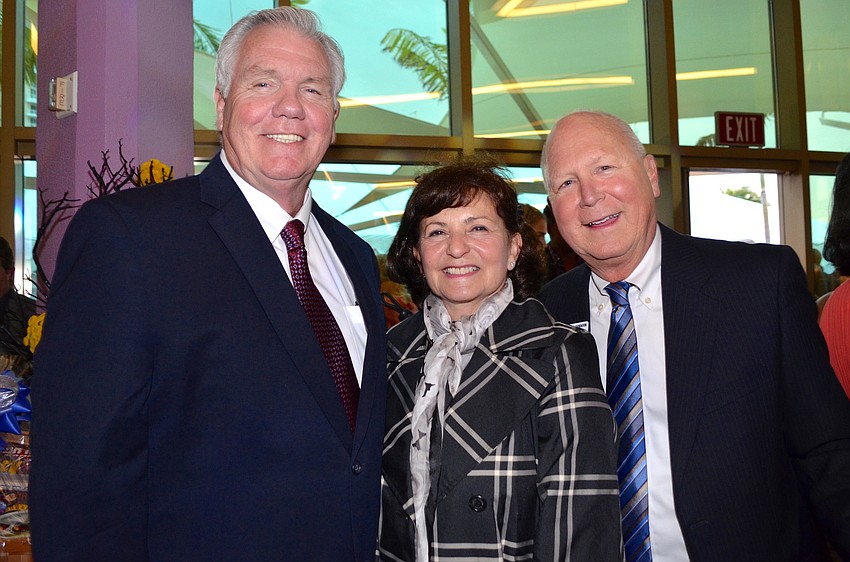 Jim and Janice Gallogly with Scott Anderson