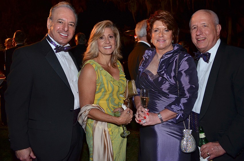 Dr. Joe and Elena Balzona with Anita and Dr. Sid Holec