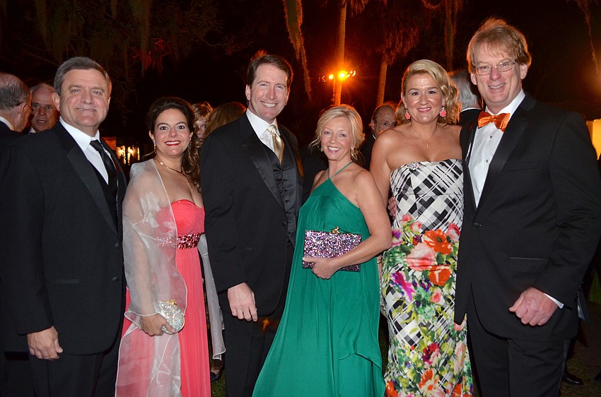 Jaime and Olga Carrion, Dr. Bill and Crystal Lahners, Pauline Joerger and David Sales