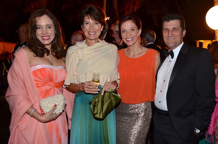 Jennie Famiglio and Margaret March-Kramer with Kimberly and George Manooshian