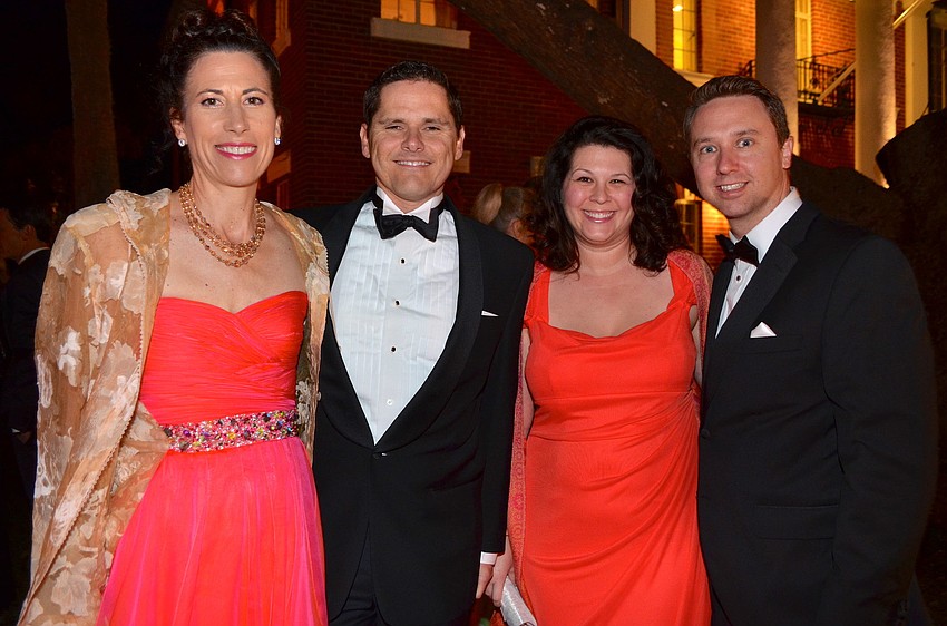 Kristen Paulus and Kyle Ruffing with Bianca and Richard Lawrence