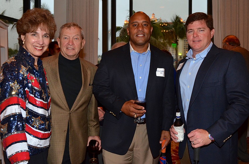 Dee and Mike Bennett with Ernie DuBose and Jack Cox