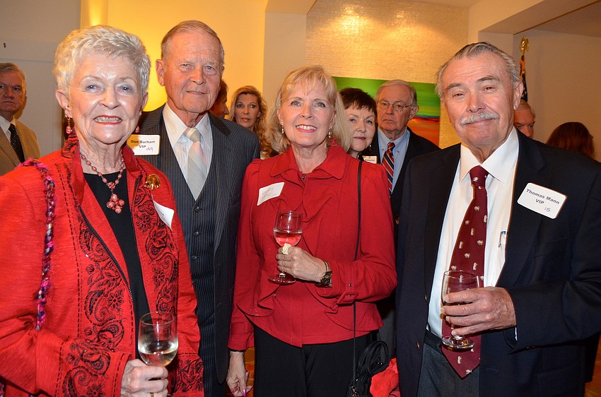 Joann and Don Burhart with Kandy Kaat and Thomas Mann