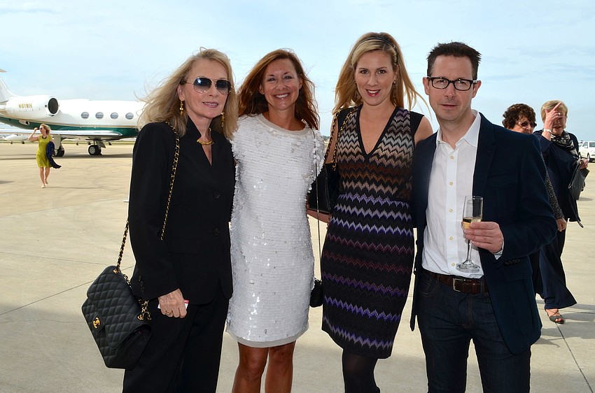 Susan Kelley, Kim Standish, Amy Esper and Nigel Ruth