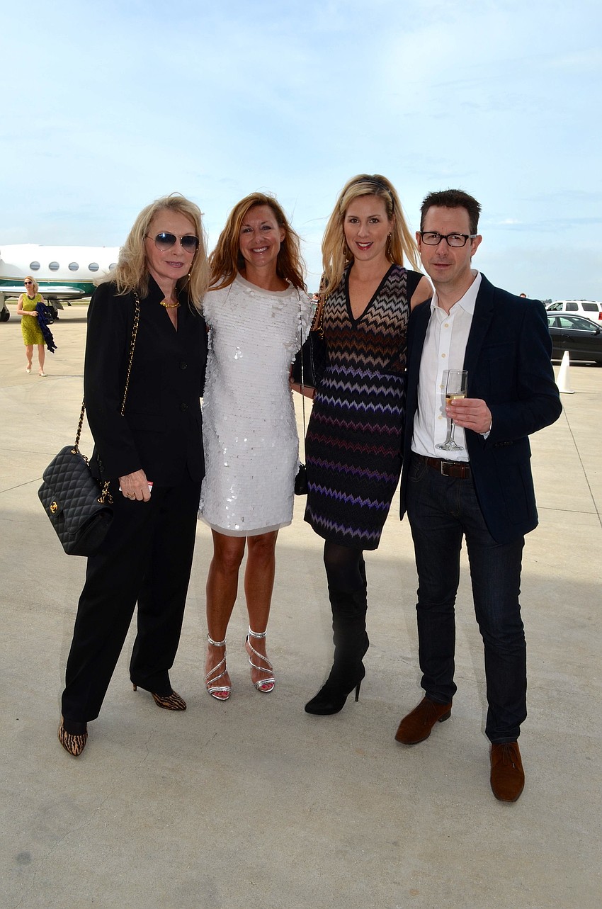 Susan Kelley, Kim Standish, Amy Esper and Nigel Ruth