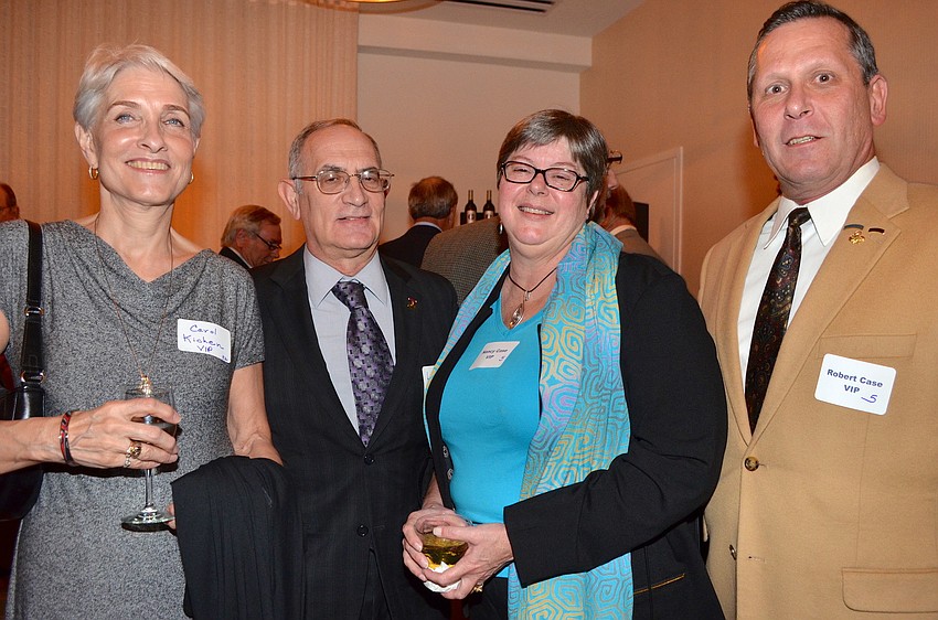 Carol and Lee Kichen with Nancy and Robert Case