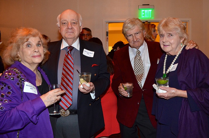Maxine and Warren Opal with Donald Sileo and Marie Squattrito