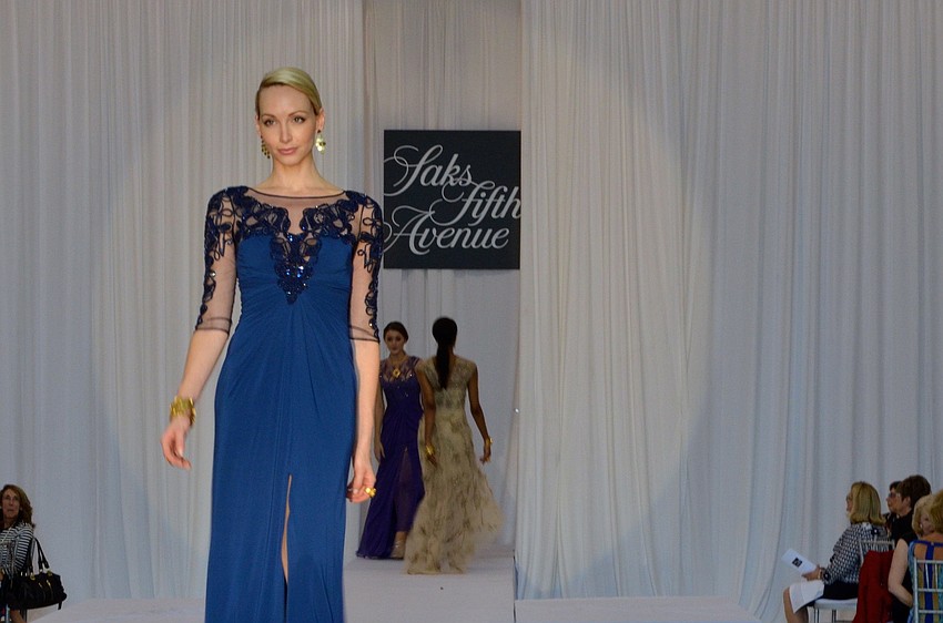 Spring 2014 fashions from Saks Fifth Avenue Sarasota were modeled at the 15th annual Sarasota Womenâ€™s Cancer Awareness Luncheon â€˜ Cure on the Runway.â€™