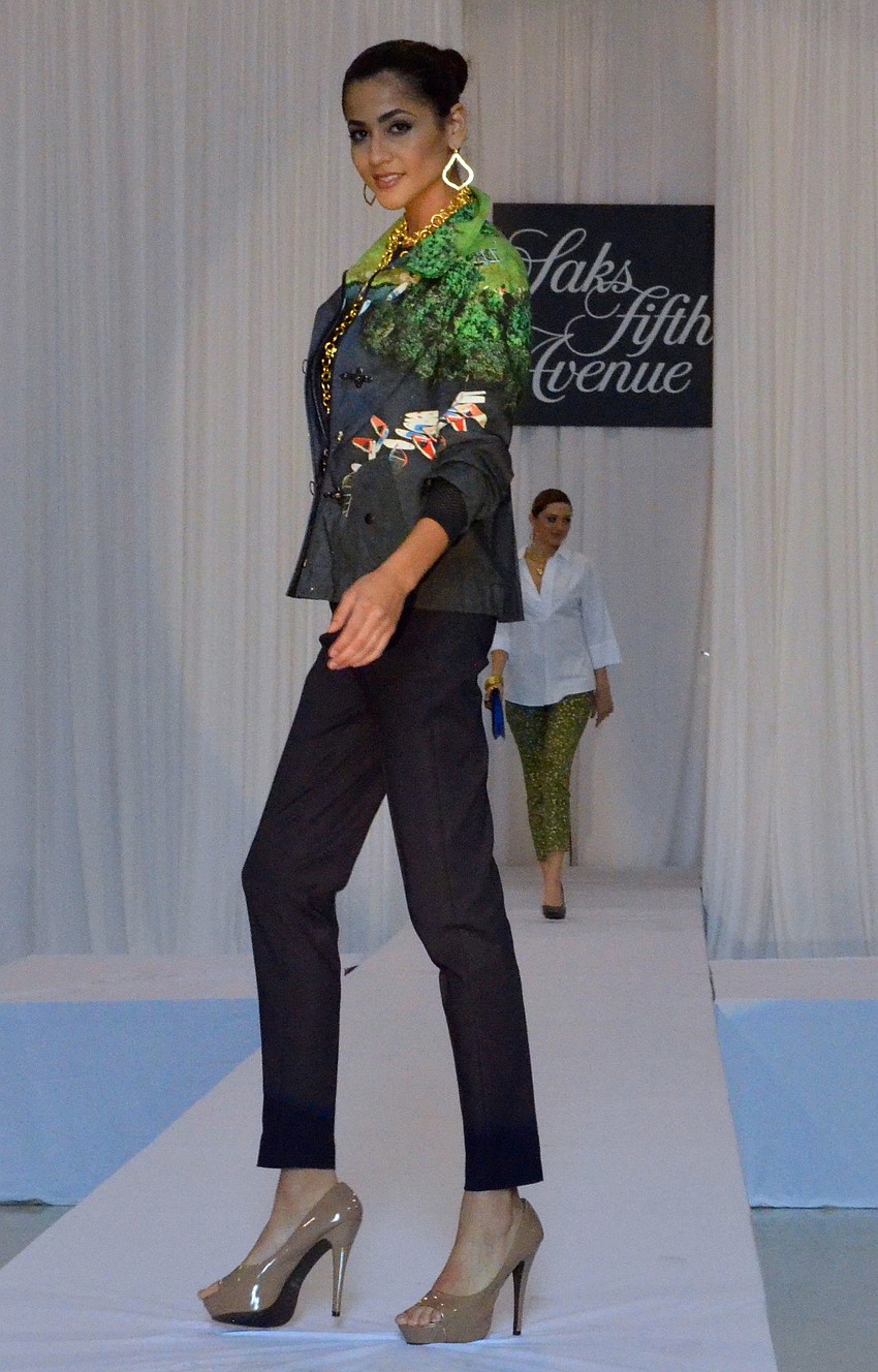 Spring 2014 fashions from Saks Fifth Avenue Sarasota were modeled at the 15th annual Sarasota Womenâ€™s Cancer Awareness Luncheon â€˜ Cure on the Runway.â€™