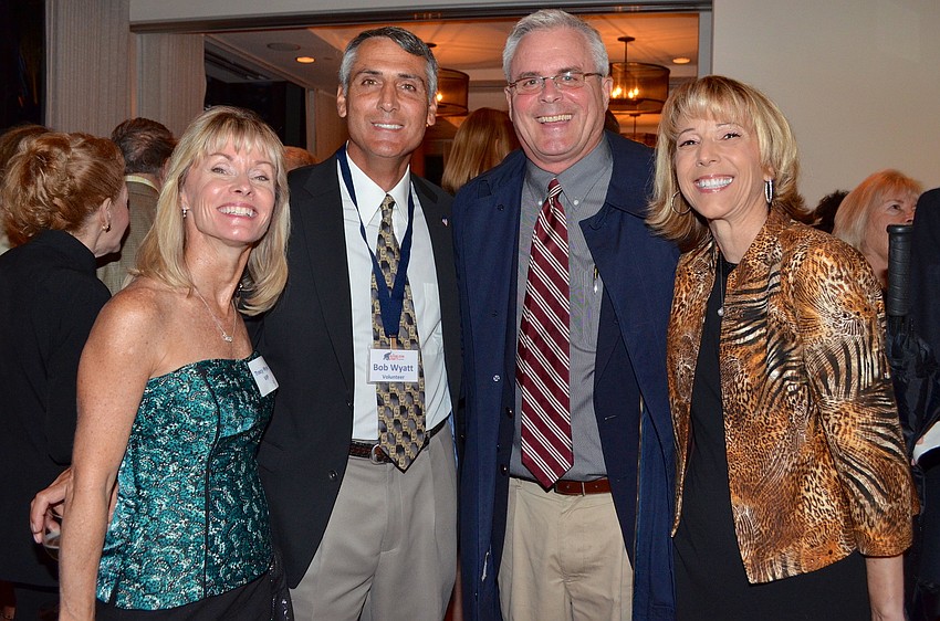 Tracy and Bob Wyatt with Danny Bilyeu and Debra Garlick
